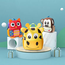 Load image into Gallery viewer, 2020 New 3D Animal Children Backpacks Brand Design Girl Boys Backpack Toddler Kids Neoprene School Bags Kindergarten Cartoon Bag