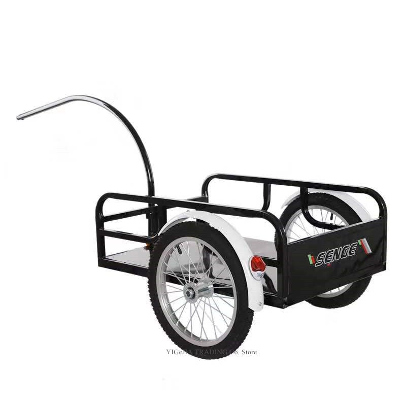 New Arrival Outdoor Bicycle Trailer, Utility Bicycle Cargo Trailer, Cycling Luggage Shopping Cart Carrier, Two Wheel Trolley