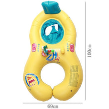 Load image into Gallery viewer, Mother Baby Inflatable Circle Safety Baby Float Swimming Circle Baby Accessories Swimming Pool Inflatable Buoy Children&#39;s Float
