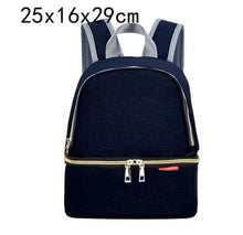 Load image into Gallery viewer, USB Interface Baby Nappy Bag Mommy Maternity Shoulders Backpack Designer Diaper Nursing Bag With Thermal Insulated Bottle Pocket
