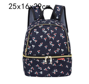 USB Interface Baby Nappy Bag Mommy Maternity Shoulders Backpack Designer Diaper Nursing Bag With Thermal Insulated Bottle Pocket