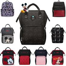 Load image into Gallery viewer, Disney Mommy Diaper Bags Mother Large Capacity Travel Nappy Backpacks anti-loss zipper Baby Nursing 	Disney Bags dropshiping
