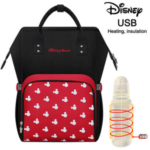 Disney Mommy Diaper Bags Mother Large Capacity Travel Nappy Backpacks anti-loss zipper Baby Nursing 	Disney Bags dropshiping
