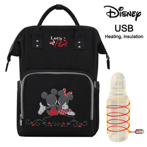 Disney Mommy Diaper Bags Mother Large Capacity Travel Nappy Backpacks anti-loss zipper Baby Nursing 	Disney Bags dropshiping