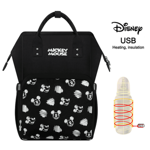 Disney Mommy Diaper Bags Mother Large Capacity Travel Nappy Backpacks anti-loss zipper Baby Nursing 	Disney Bags dropshiping