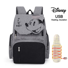 Load image into Gallery viewer, Disney Mommy Diaper Bags Mother Large Capacity Travel Nappy Backpacks anti-loss zipper Baby Nursing 	Disney Bags dropshiping
