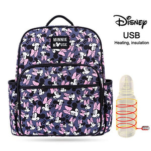 Disney Mommy Diaper Bags Mother Large Capacity Travel Nappy Backpacks anti-loss zipper Baby Nursing 	Disney Bags dropshiping