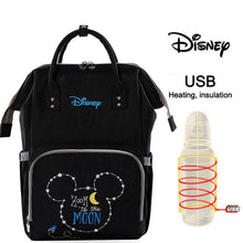 Load image into Gallery viewer, Disney Mommy Diaper Bags Mother Large Capacity Travel Nappy Backpacks anti-loss zipper Baby Nursing 	Disney Bags dropshiping
