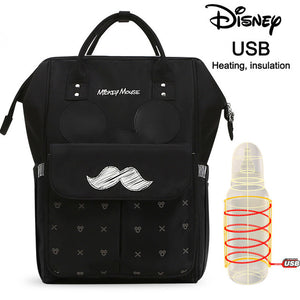 Disney Mommy Diaper Bags Mother Large Capacity Travel Nappy Backpacks anti-loss zipper Baby Nursing 	Disney Bags dropshiping