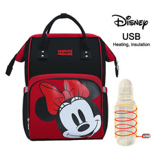 Load image into Gallery viewer, Disney Mommy Diaper Bags Mother Large Capacity Travel Nappy Backpacks anti-loss zipper Baby Nursing 	Disney Bags dropshiping
