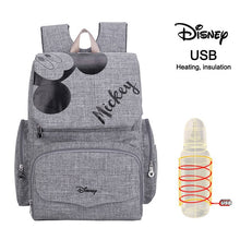 Load image into Gallery viewer, Disney Mommy Diaper Bags Mother Large Capacity Travel Nappy Backpacks anti-loss zipper Baby Nursing 	Disney Bags dropshiping
