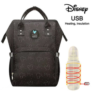 Disney Mommy Diaper Bags Mother Large Capacity Travel Nappy Backpacks anti-loss zipper Baby Nursing 	Disney Bags dropshiping