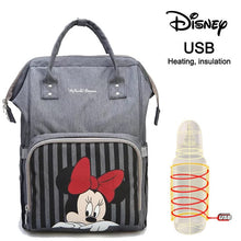 Load image into Gallery viewer, Disney Mommy Diaper Bags Mother Large Capacity Travel Nappy Backpacks anti-loss zipper Baby Nursing 	Disney Bags dropshiping
