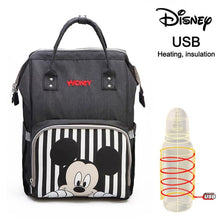 Load image into Gallery viewer, Disney Mommy Diaper Bags Mother Large Capacity Travel Nappy Backpacks anti-loss zipper Baby Nursing 	Disney Bags dropshiping
