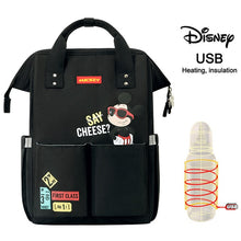 Load image into Gallery viewer, Disney Mommy Diaper Bags Mother Large Capacity Travel Nappy Backpacks anti-loss zipper Baby Nursing 	Disney Bags dropshiping
