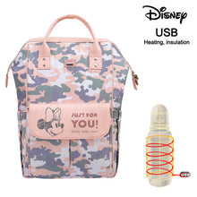 Load image into Gallery viewer, Disney Mommy Diaper Bags Mother Large Capacity Travel Nappy Backpacks anti-loss zipper Baby Nursing 	Disney Bags dropshiping
