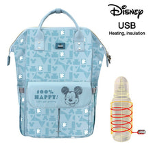 Load image into Gallery viewer, Disney Mommy Diaper Bags Mother Large Capacity Travel Nappy Backpacks anti-loss zipper Baby Nursing 	Disney Bags dropshiping
