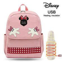 Load image into Gallery viewer, Disney Mommy Diaper Bags Mother Large Capacity Travel Nappy Backpacks anti-loss zipper Baby Nursing 	Disney Bags dropshiping
