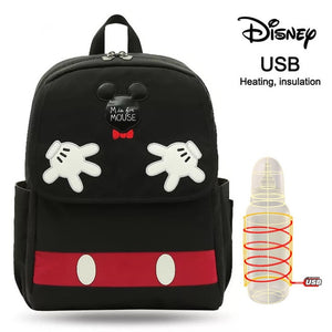 Disney Mommy Diaper Bags Mother Large Capacity Travel Nappy Backpacks anti-loss zipper Baby Nursing 	Disney Bags dropshiping