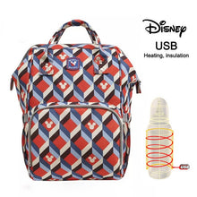 Load image into Gallery viewer, Disney Mommy Diaper Bags Mother Large Capacity Travel Nappy Backpacks anti-loss zipper Baby Nursing 	Disney Bags dropshiping
