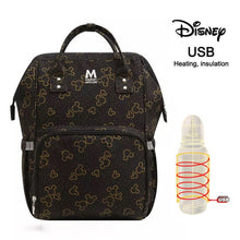 Load image into Gallery viewer, Disney Mommy Diaper Bags Mother Large Capacity Travel Nappy Backpacks anti-loss zipper Baby Nursing 	Disney Bags dropshiping
