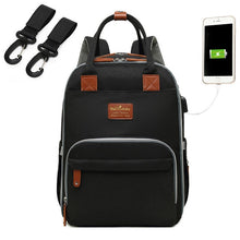 Load image into Gallery viewer, Fashion Mummy Maternity Diaper Bag Large Nursing Bag Travel Backpack Designer Stroller Baby Bag Baby Care Nappy Backpack
