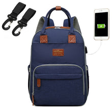 Load image into Gallery viewer, Fashion Mummy Maternity Diaper Bag Large Nursing Bag Travel Backpack Designer Stroller Baby Bag Baby Care Nappy Backpack
