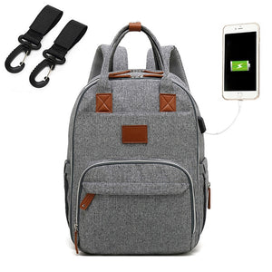 Fashion Mummy Maternity Diaper Bag Large Nursing Bag Travel Backpack Designer Stroller Baby Bag Baby Care Nappy Backpack