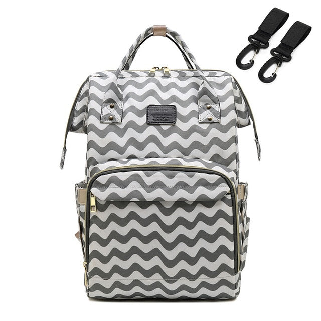 Fashion Mummy Maternity Diaper Bag Large Nursing Bag Travel Backpack Designer Stroller Baby Bag Baby Care Nappy Backpack