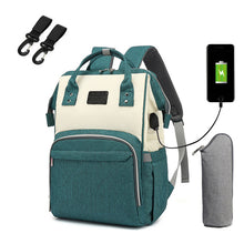 Load image into Gallery viewer, Fashion Mummy Maternity Diaper Bag Large Nursing Bag Travel Backpack Designer Stroller Baby Bag Baby Care Nappy Backpack
