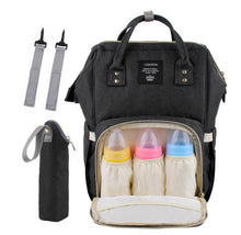Load image into Gallery viewer, Large Capacity Diaper Bag Backpack Waterproof Maternity Bag Baby Dipaer Bags With USB Interface Mummy Travel Bag For Stroller
