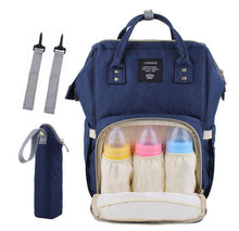 Load image into Gallery viewer, Large Capacity Diaper Bag Backpack Waterproof Maternity Bag Baby Dipaer Bags With USB Interface Mummy Travel Bag For Stroller
