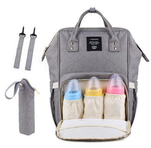 Load image into Gallery viewer, Large Capacity Diaper Bag Backpack Waterproof Maternity Bag Baby Dipaer Bags With USB Interface Mummy Travel Bag For Stroller
