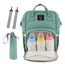 Load image into Gallery viewer, Large Capacity Diaper Bag Backpack Waterproof Maternity Bag Baby Dipaer Bags With USB Interface Mummy Travel Bag For Stroller
