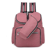 Load image into Gallery viewer, Large Capacity Diaper Bag Backpack Waterproof Maternity Bag Baby Dipaer Bags With USB Interface Mummy Travel Bag For Stroller
