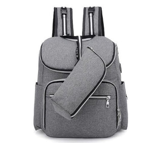 Large Capacity Diaper Bag Backpack Waterproof Maternity Bag Baby Dipaer Bags With USB Interface Mummy Travel Bag For Stroller
