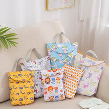Load image into Gallery viewer, Multifunctional Baby Diaper Bag Reusable Fashion Waterproof Diaper Organizer Portable Big Capacity Mummy Bag Small Size 20*24cm
