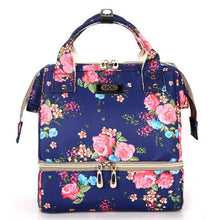 Load image into Gallery viewer, USB Interface Baby Nappy Bag Mommy Maternity Shoulders Backpack Designer Diaper Nursing Bag With Thermal Insulated Bottle Pocket
