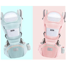Load image into Gallery viewer, Ergonomic Baby Carrier Infant Kid Baby Hipseat Waist Carrier Front Facing Ergonomic Kangaroo Sling for Baby Travel 0-36M A0061
