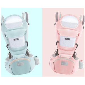 Ergonomic Baby Carrier Infant Kid Baby Hipseat Waist Carrier Front Facing Ergonomic Kangaroo Sling for Baby Travel 0-36M A0061