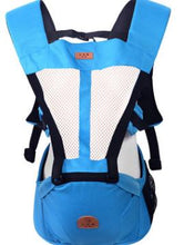 Load image into Gallery viewer, Ergonomic Baby Carrier Infant Kid Baby Hipseat Waist Carrier Front Facing Ergonomic Kangaroo Sling for Baby Travel 0-36M A0061

