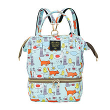 Load image into Gallery viewer, Small Mummy Maternity Baby Diaper Bag Backpack For Moms Gray Fashion Nappy Changing Bag Stroller Organizer Lunch Insulation Bags
