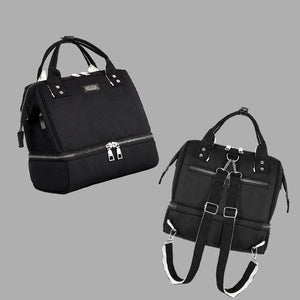 Small Mummy Maternity Baby Diaper Bag Backpack For Moms Gray Fashion Nappy Changing Bag Stroller Organizer Lunch Insulation Bags