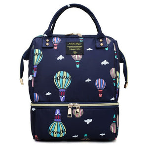 Small Mummy Maternity Baby Diaper Bag Backpack For Moms Gray Fashion Nappy Changing Bag Stroller Organizer Lunch Insulation Bags