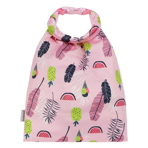 easy to use cute design waterproof washable PUL storage bags snack bags large capacity cloth diaper bag  28*40cm with socket